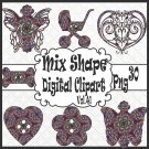 Mix Shape Digital Clipart Vol. 41