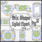 Mix Shape Digital Clipart Vol. 44