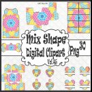 Mix Shape Digital Clipart Vol. 45