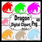 Dragon Digital Clipart Vol.5