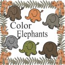 Elephant 3D Digital Clipart Vol.2
