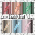 Carrot Digital Clipart  Vol. 2