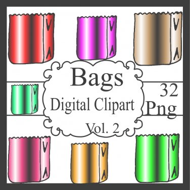 Bag Digital Clipart Vol. 2