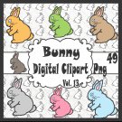 Bunny Digital Clipart Vol. 13