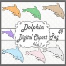 Dolphin Digital Clipart Vol.1