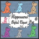 Hipposaurus Digital Clipart Vol.1