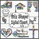 Mix Shape Digital Clipart Vol. 47