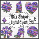 30 Mix Shape Digital Clipart Vol. 49