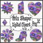 30 Mix Shape Digital Clipart Vol. 49