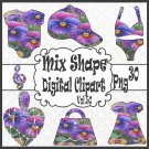30 Mix Shape Digital Clipart Vol. 50