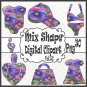 30 Mix Shape Digital Clipart Vol. 50