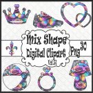 30 Mix Shape Digital Clipart Vol. 51