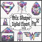 30 Mix Shape Digital Clipart Vol. 52