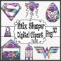 30 Mix Shape Digital Clipart Vol. 52