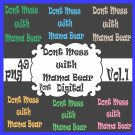 Dont Mess with Mama Bear Font Digital Vol.1 Dont Mess with Mama Bear Font Digital Vol.1