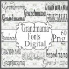 Grandmama Fonts Digital