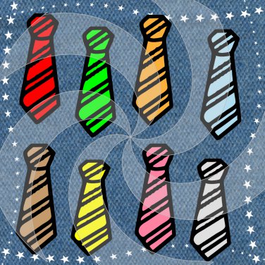 Color Tie T2-Digital Clipart-Art Clip-Gift Cards-PNG-Banner-Gift Tag-Jewelry