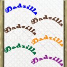 Dadzilla-Digital ClipArt-Font-PNG-Gift Tag-T shirt-Jewelry-Holiday-Scrapbook