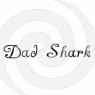 Dad Shark Font 1smp-Digital ClipArt-Gift Tag-T shirt-Jewelry-Holiday