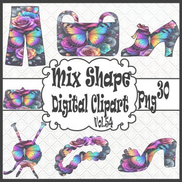 Mix Shape Digital Clipart Vol. 54