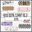 Fence Digital Clipart Vol.2