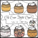 Cold Cream Digital Clipart Vol. 2