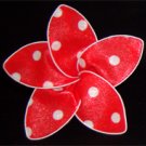 Red w/ White polka dots