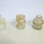 3 inkwells one is marked Waterman's
