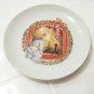 small cute porcelain decorative Christmas plate by JASCO