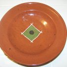fantastic ceramic dish  rich colorful artist made