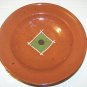 fantastic ceramic dish  rich colorful artist made