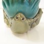 cute frog and lettuce or cabbage planter