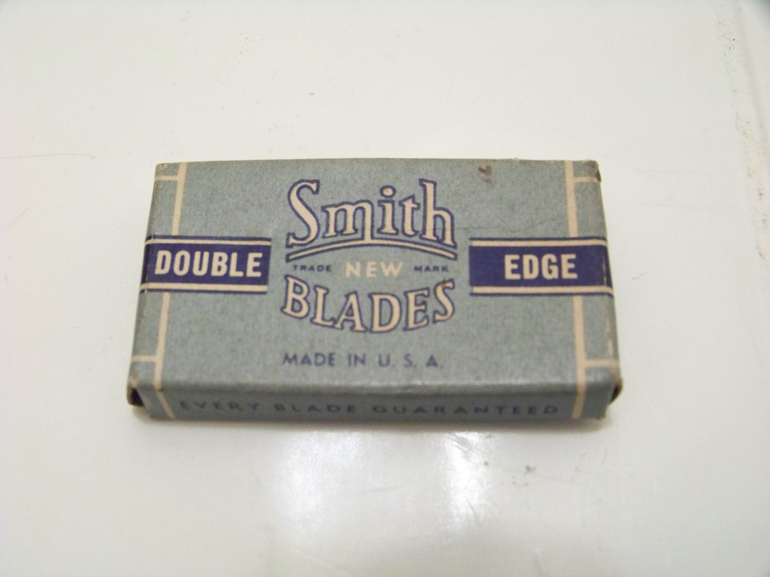 Smith blades double edge razors vintage advertising