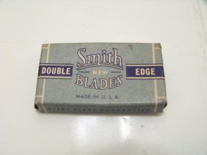 Smith blades double edge razors vintage advertising