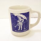 Morton's salt advertising coffee cup "when it rains it pours" 1914