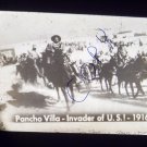 vintage slide Pancho Villa – Invader of U.S. 1916 black and white slide