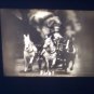vintage slide FIRE! horse drawn fire engine black and white slide