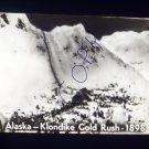 vintage slide Alaska Klondike Gold Rush 1898 black and white slide