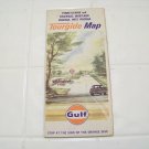 Vintage Gulf tourgide map Pennsylvania Delaware Maryland Virginia West Virginia