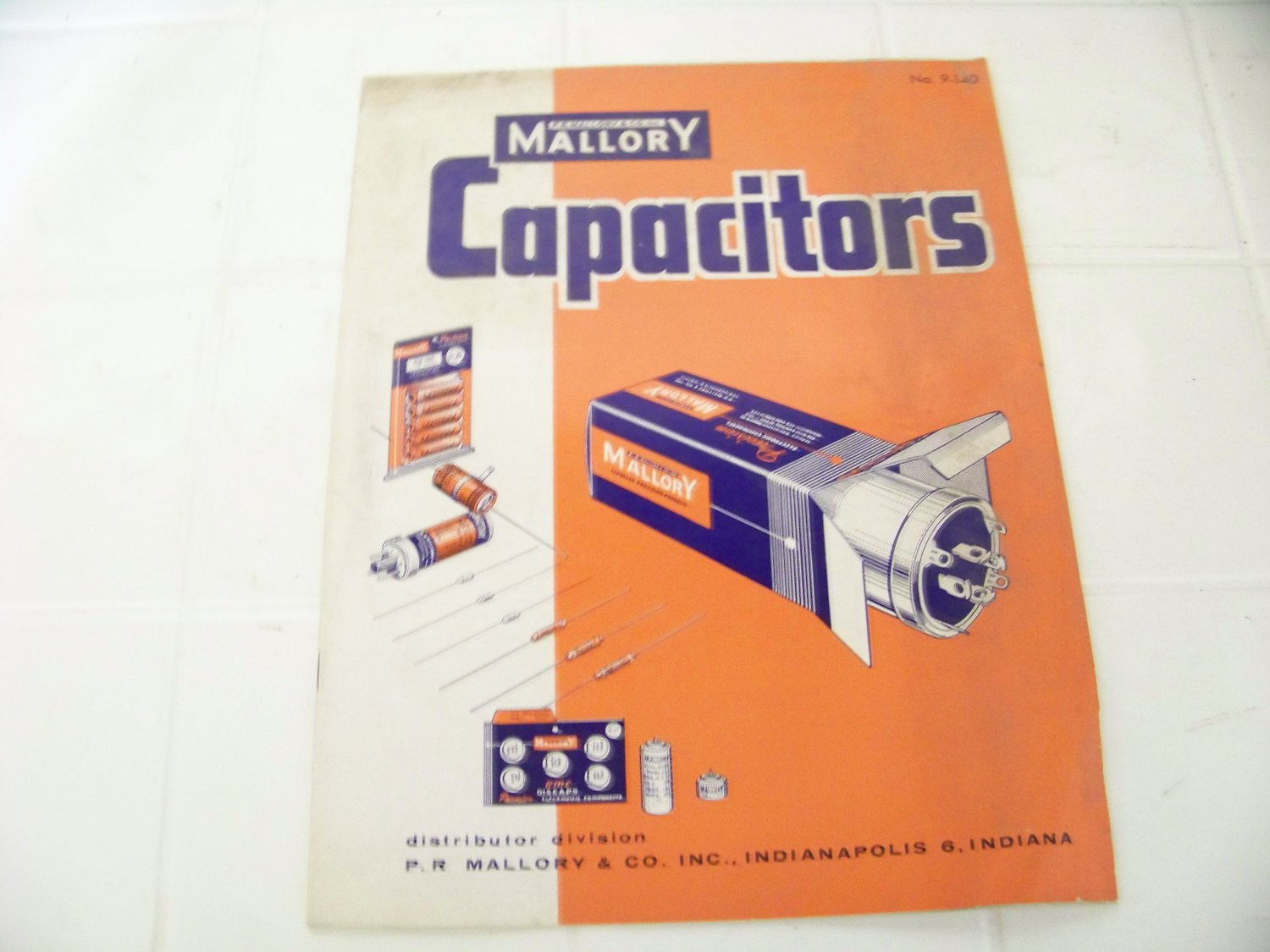 Mallory capacitors catalog 4140 vintage electronics catalog