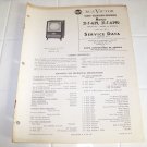 RCA Victor service data 1956 no.T1 clock television receivers vintage electronics