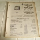 RCA Victor service data 1954 no.T10 television receivers vintage electronics