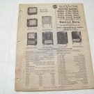 RCA Victor service data 1951 no.T7 television receivers vintage electronics