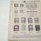 RCA Victor service data 1954 no.T4 television receivers vintage electronics