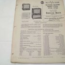 RCA Victor service data 1952 no.T1 television receivers vintage electronics