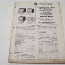 RCA Victor service data 1955 no.T6 television receivers vintage electronics