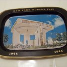 Vintage New York World's Fair tin tray 1964 1965 Heliport top of the fair Restaurant advertising