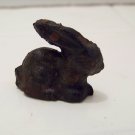 Nice solid cast iron bunny rabbit  small metal bunny rabbit