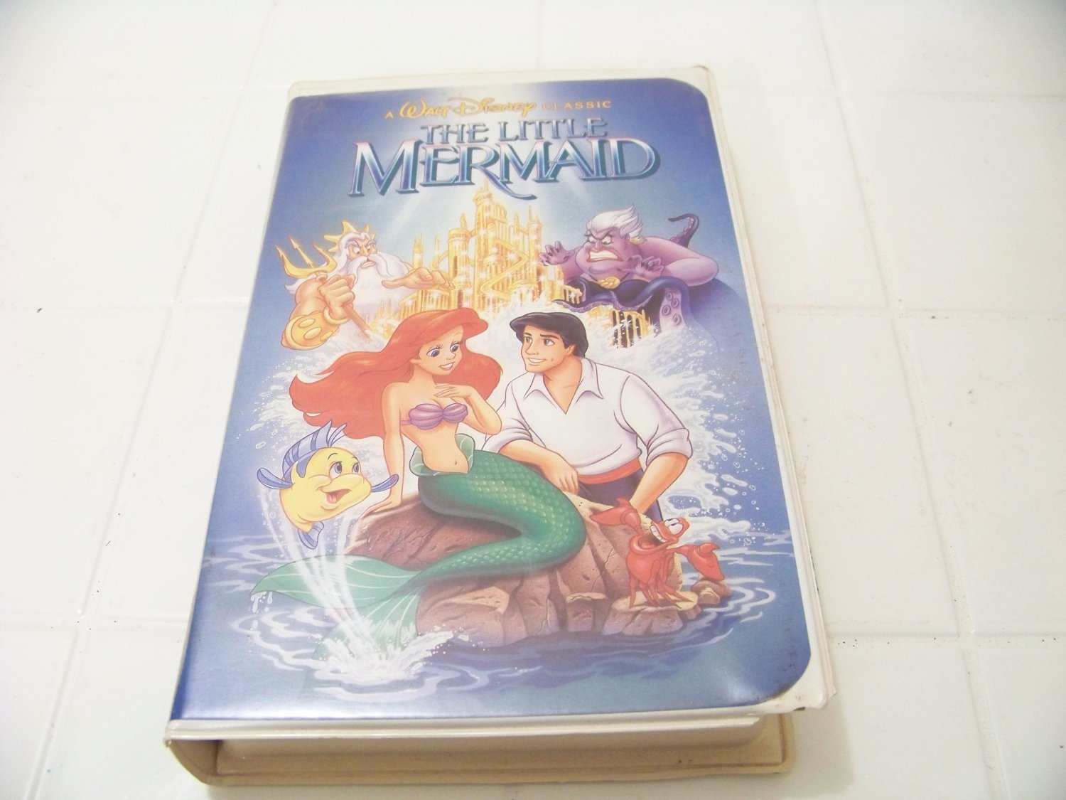 The Little Mermaid VHS tape with recalled cover Walt Disney movie dont miss