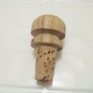 beautiful light color wood bottle stopper